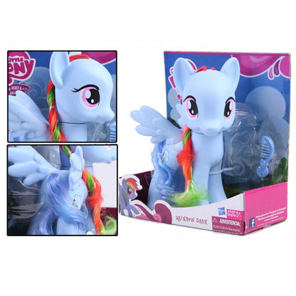 22cm My Little Pony Toys Rarity Apple Jack Rainbow Dash Princess Celestia Action Figure Collection Model Doll For Kids Gifts