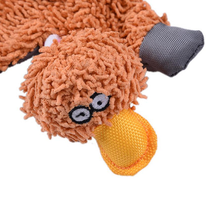 Dog Toy Squeaky Donkey Papa Duck Dog Puppy Chew Toys Making Sound Durable Plush Molar Dog Toy Pet Training For Small Medium Dogs