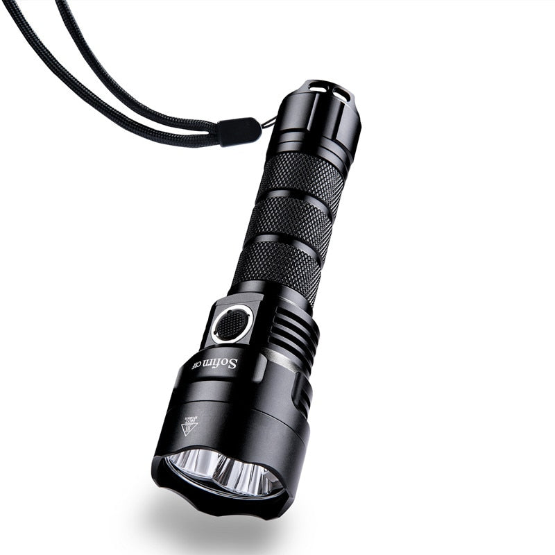 Sofirn New C8F 21700 Version Powerful LED flashlight Triple Reflector  XPL 3500lm Super Bright Torch with 4 Groups Ramping