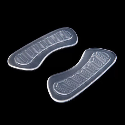 1 Pair Soft Silicone Gel Women Heel Inserts protector Foot feet Care Shoe Insert Pads Insole Cushion Feet Care Accessories HD-X