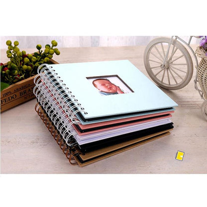 6inch Photocard Holder Paper Photo Album De Fotos Baby Scrapbooking Binder Photocards Diy Photoalbum Kids Memory Collect Book