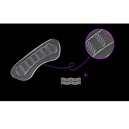 1 Pair Soft Silicone Gel Women Heel Inserts protector Foot feet Care Shoe Insert Pads Insole Cushion Feet Care Accessories HD-X