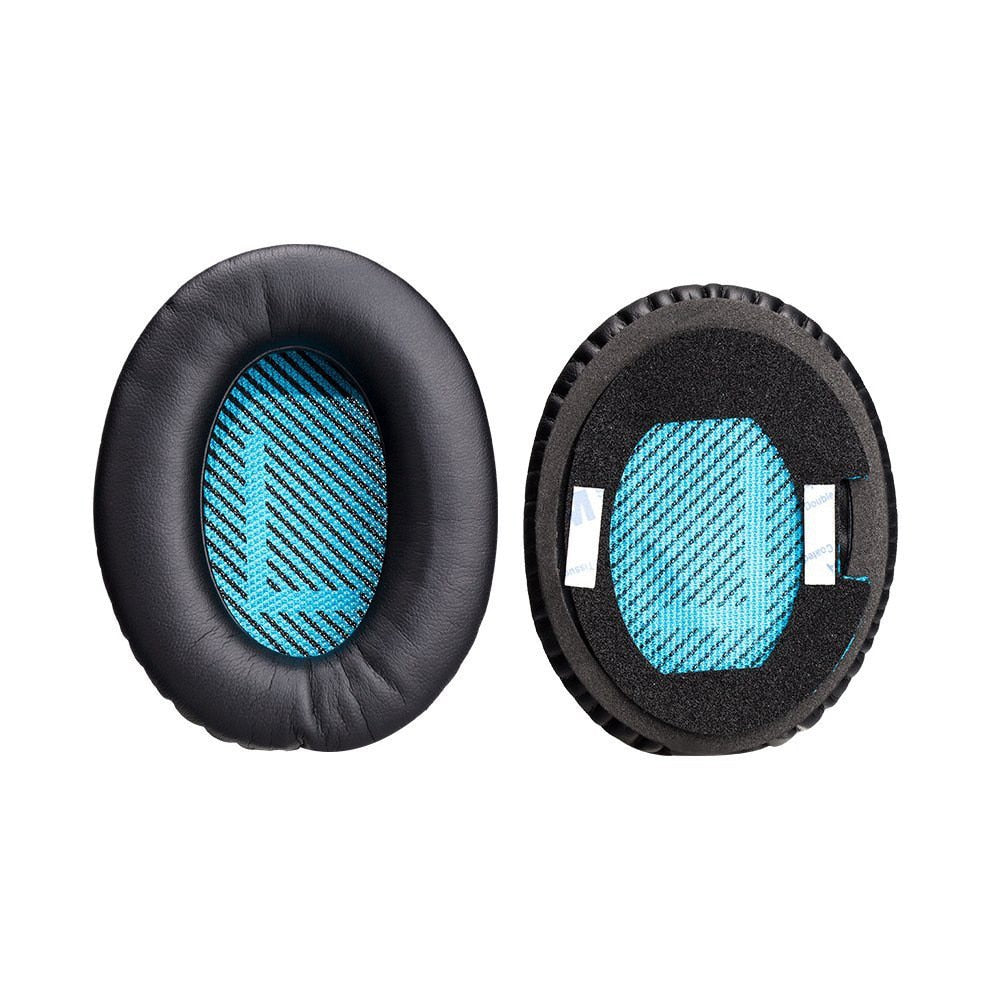 Replacement Protein Leather Foam Ear Pads Cushions for Bose for Quietcomfort 2 QC25 AE2 QC2 QC15 AE2I Headphones 9.7