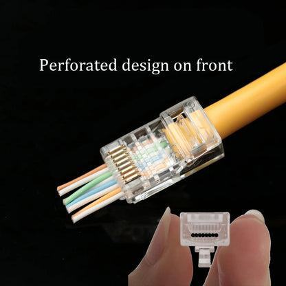 xintylink rj45 connector cat6 50U/6U ethernet cable rg45 plug cat5e utp 8P8C rj 45 cat 6 network modular lan jack cat5 keystone