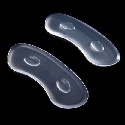 1 Pair Soft Silicone Gel Women Heel Inserts protector Foot feet Care Shoe Insert Pads Insole Cushion Feet Care Accessories HD-X