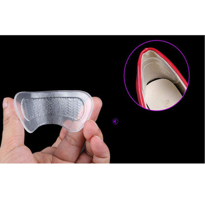 1 Pair Soft Silicone Gel Women Heel Inserts protector Foot feet Care Shoe Insert Pads Insole Cushion Feet Care Accessories HD-X