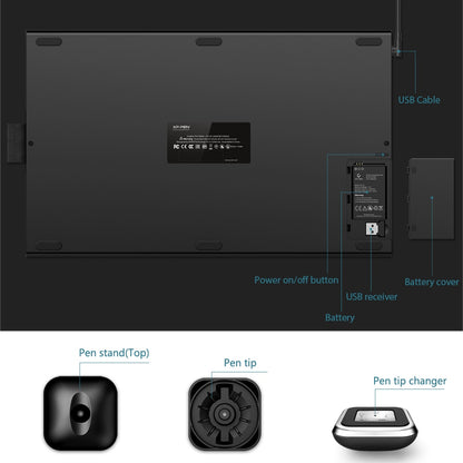 XPPen Star 06 Graphics Drawing Tablet with 8192 levels Pressure Sensivity both Wired and Wireless Mode Design with roller key