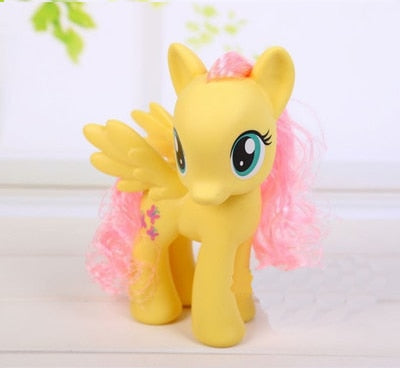 22cm My Little Pony Toys Rarity Apple Jack Rainbow Dash Princess Celestia Action Figure Collection Model Doll For Kids Gifts
