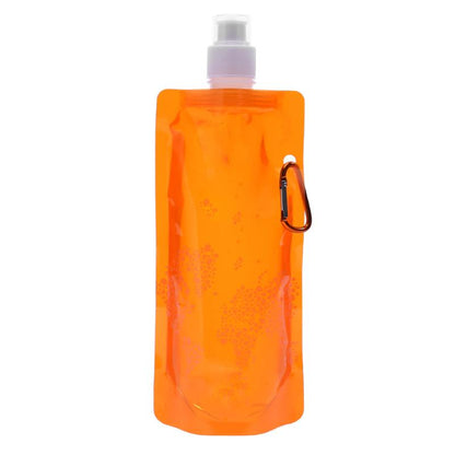 2pcs Portable Ultralight Foldable Water Bag Silicone Water Bottle Bag Outdoor Sport Supplies Hiking Camping Soft Flask Water Bag
