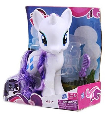 22cm My Little Pony Toys Rarity Apple Jack Rainbow Dash Princess Celestia Action Figure Collection Model Doll For Kids Gifts
