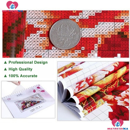 5d beaded cross stitch water rose embroidery beads home decor 5d beaded cross stitch kit printed canvas kits borduren met kralen