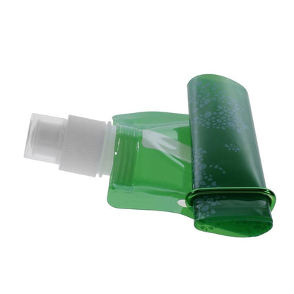 2pcs Portable Ultralight Foldable Water Bag Silicone Water Bottle Bag Outdoor Sport Supplies Hiking Camping Soft Flask Water Bag