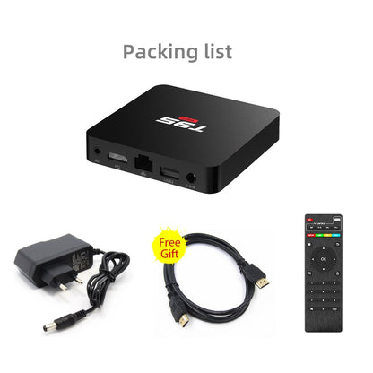 BYINTEK TV Box Android 10.0 OS,2G+16G 2.4G WIFI Chipset3229,Media Player Netflix Hulu,Media player 4K  Youtube for projector