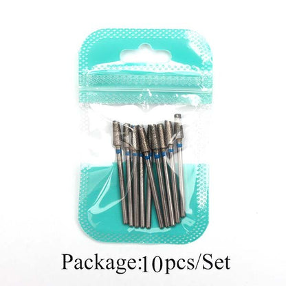 10pcs Silicone Nail Drill Bit Rubber Manicure Drills Electric Rotary Mills Cutter Cuticle Polishing Tools Nail Salon Accessories