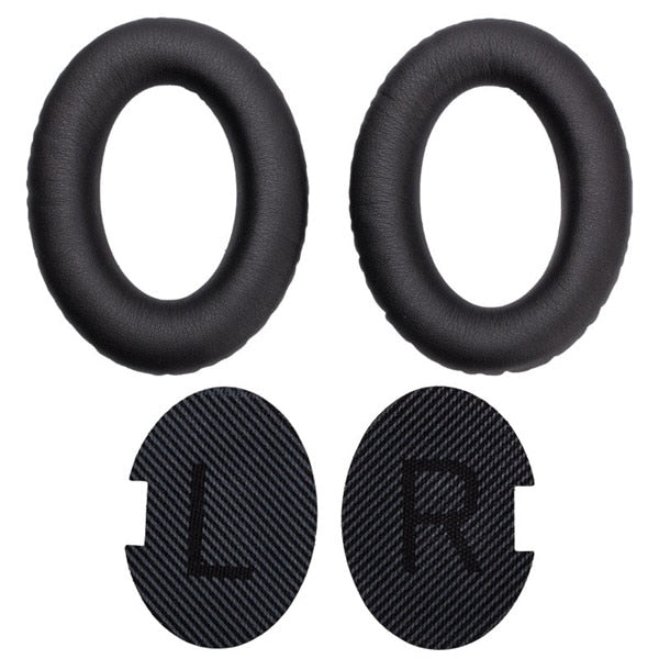 Replacement Protein Leather Foam Ear Pads Cushions for Bose for Quietcomfort 2 QC25 AE2 QC2 QC15 AE2I Headphones 9.7
