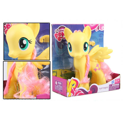 22cm My Little Pony Toys Rarity Apple Jack Rainbow Dash Princess Celestia Action Figure Collection Model Doll For Kids Gifts