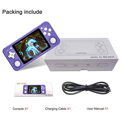 ANBERNIC RG503 RG351P Retro Video Game Console RK3326 Linux System PC Shell PS1 Game Player Portable Pocket HandheldGame Console