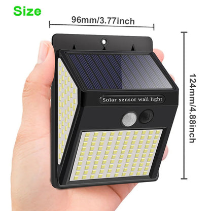 LED Solar Light Outdoor Solar Lamp Sensor Wall Light Waterproof Solar Powered Sunlight for Garden Decoration