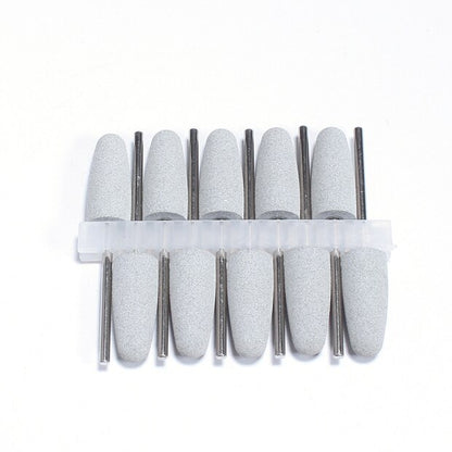 10pcs Silicone Nail Drill Bit Rubber Manicure Drills Electric Rotary Mills Cutter Cuticle Polishing Tools Nail Salon Accessories