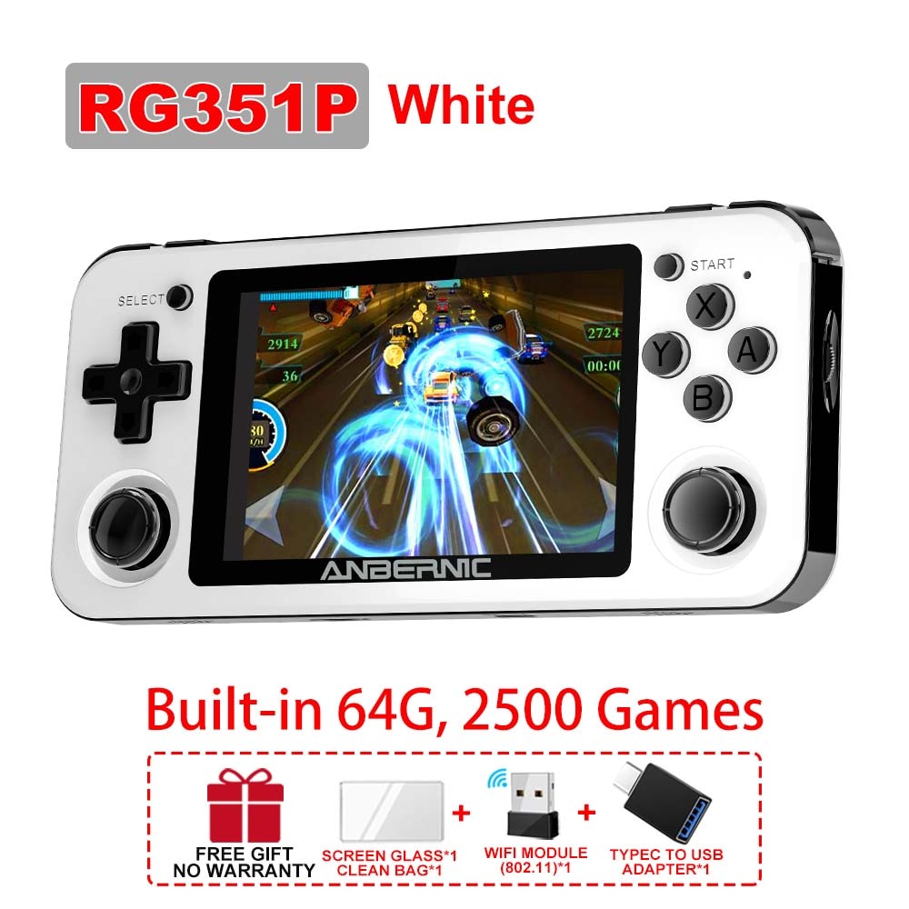 ANBERNIC RG503 RG351P Retro Video Game Console RK3326 Linux System PC Shell PS1 Game Player Portable Pocket HandheldGame Console