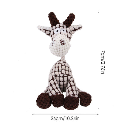 Dog Toy Squeaky Donkey Papa Duck Dog Puppy Chew Toys Making Sound Durable Plush Molar Dog Toy Pet Training For Small Medium Dogs