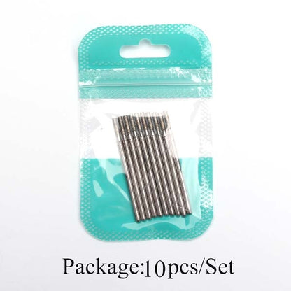 10pcs Silicone Nail Drill Bit Rubber Manicure Drills Electric Rotary Mills Cutter Cuticle Polishing Tools Nail Salon Accessories