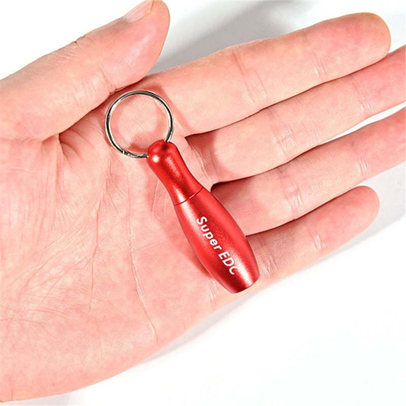Portable Cutting Tool Brass Outdoor Multi-function EDC Mini Tool Key Ring Pendant Tool Capsule Knife Tiny Cutting Tool