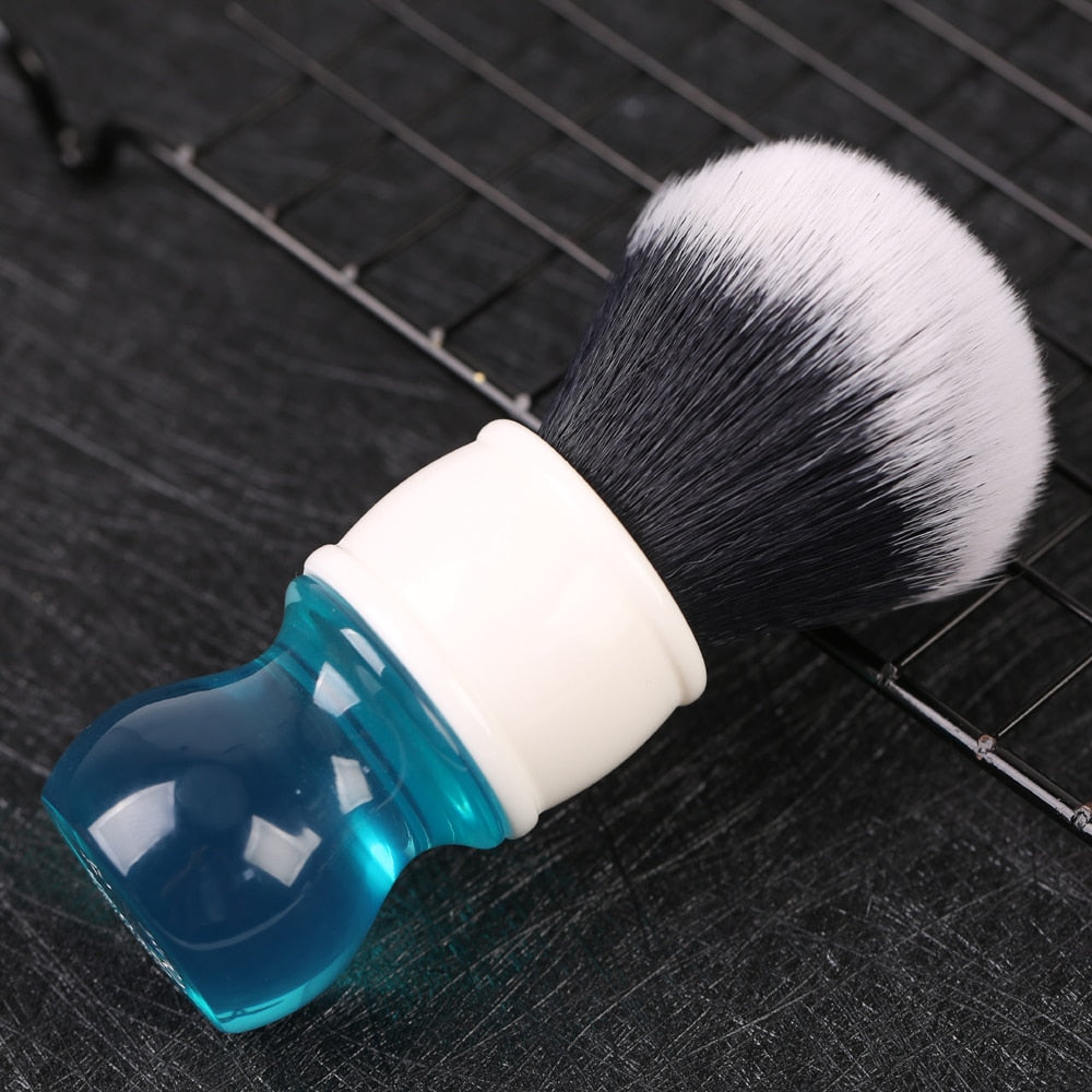Yaqi 24mm Aqua Tuxedo Synthetic Hair Shaving Brush