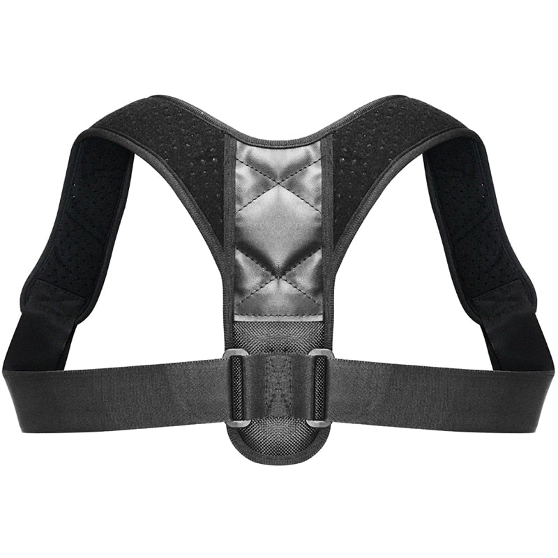Aptoco Adjustable Back Posture Corrector Clavicle Spine Back Shoulder Lumbar Brace Support Belt Posture Correction