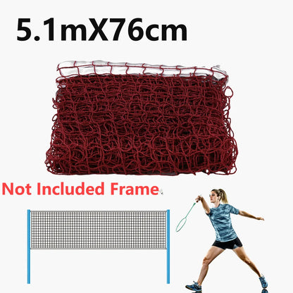 6.1mX0.76m Professional Standard Badminton Net Shuttlecock Mesh Exercise Tennis Sport Training Professional Badminton Net