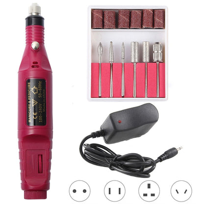 20000RPM Electric Nail Drill Machine Manicure Drill Pedicure Drill Salon Nail Drill Machine Professional Nail Drill Machine Set