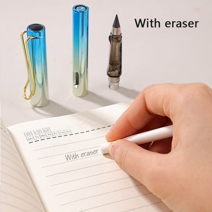 Eternal pencil For Kids Cute Pens Painting Art Office&School Supplies Infinity Pencils Tips Refill Set Stationery