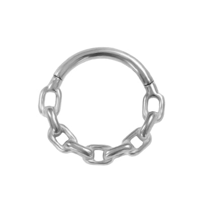 Flowers Nose Ring Septum 100% 316L Surgical Steel Zircon Clicker Daith Piercing Ear Cartilage Helix Hoop Flowers Water Drops