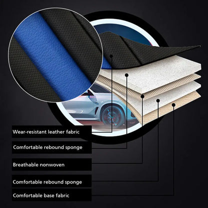 Full Set Waterproof PU Leather Seat Cushion Covers for Toyota 5 Car Seat Covers