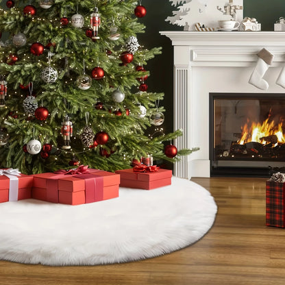 Plush Christmas Tree Skirt