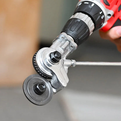 Electric Drill Cutter Metal Sheet Cutter Nibbler Double Headed Iron Metal Sheet Cutter Free Cutting Tool