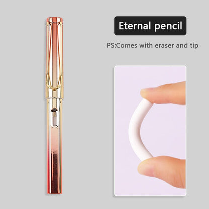 Eternal pencil For Kids Cute Pens Painting Art Office&School Supplies Infinity Pencils Tips Refill Set Stationery