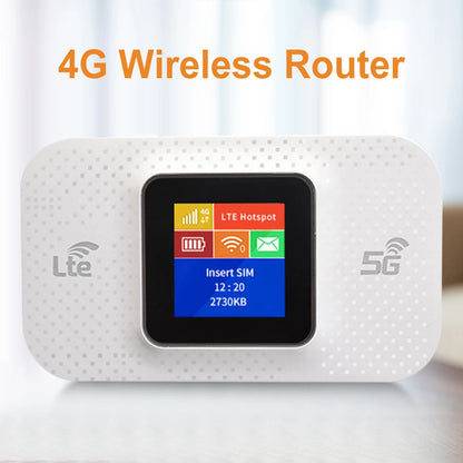 4G LTE Wireless WIFI Router Sim Card Slot Unlock Modem 3650mAh Outdoor Hotspot 150Mbps Mobile WiFi Router Pocket WIFI Hotpot