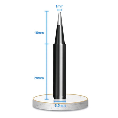 STONEGO Soldering Iron Tips Soldering Bits Black Alloy Plating Suitable for 900M, 936, 937, 938, 969, 8586, 852D