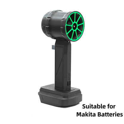 XL Turbo Jet Fan 2200g Thrust Dust Blower 64mm Brushless Motor Jet Blower 1100W Max for Dewalt/Makita/Milwaukee 18/21V Batterie