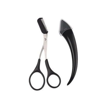 Eyebrow Trimming Knife Eyebrow Face Razor For Women Professional Eyebrow Scissors With Comb Brow Trimmer Scraper Accesso