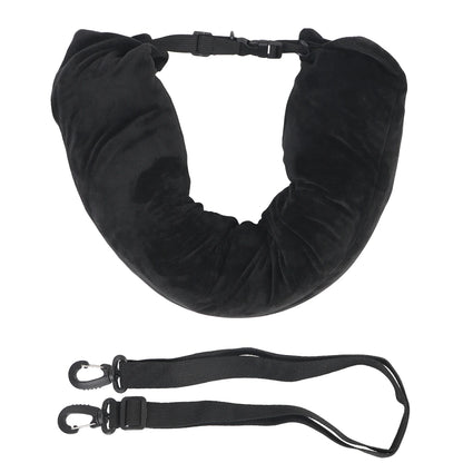 Soft Tube Neck Pillow Packable Portable U Shaped Pillow Fillable Clothes Neck Pillows Travel Neck Pillowcase