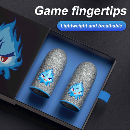 1Pair Finger Sleeve For PUBG Mobile Game Finger Cover Breathable Game Controller Touch Screen Luminous Gaming Thumb Gloves