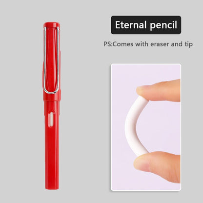 Eternal pencil For Kids Cute Pens Painting Art Office&School Supplies Infinity Pencils Tips Refill Set Stationery