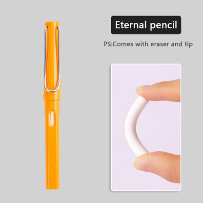 Eternal pencil For Kids Cute Pens Painting Art Office&School Supplies Infinity Pencils Tips Refill Set Stationery