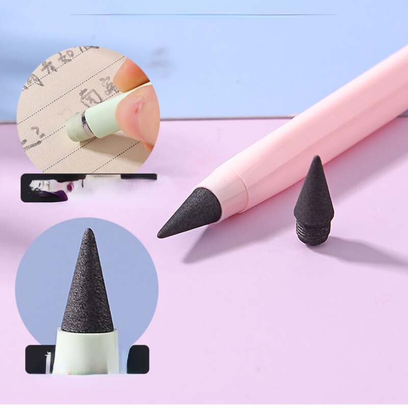 Premium Automatic Infinity Pencil Black Without Sharpening High Tech Mechanical Pencil for Children's School Stationery Supplies