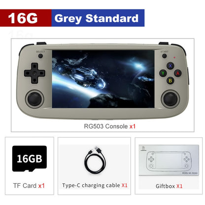 ANBERNIC RG503 RG351P Retro Video Game Console RK3326 Linux System PC Shell PS1 Game Player Portable Pocket HandheldGame Console