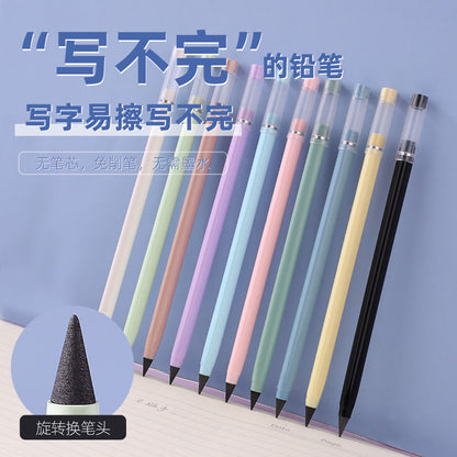 Black Technology Erasable  Infinity Pencil Student Upright No Cutting or Ink Can't Finish Writing Painting Is Not Easily Broken