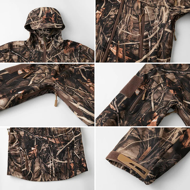 Camo Soft Shell Hunting Jacket