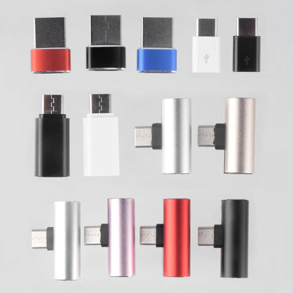 5/10pcs OTG Android Type-c To Micro USB Type C To Usb 3.0 Female Adapter Universal Mobile Phone Data Line Charging Converter